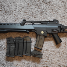 J.G. Works 608-4 (MG36) alaptuninggal, kiegészítőkkel