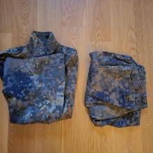 Eredeti Bundeswehr Flecktarn katonai egyenruha szett (Zubbony + Nadr…