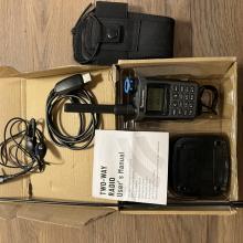 Rádió quansheng uv k1 6W-os, 2 antenna progi kabel mole zseb